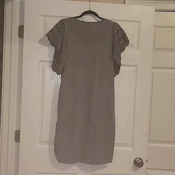 🎉HP🎉 L'ungo L'arno Slate Blue Dress - Picture 3 of 6